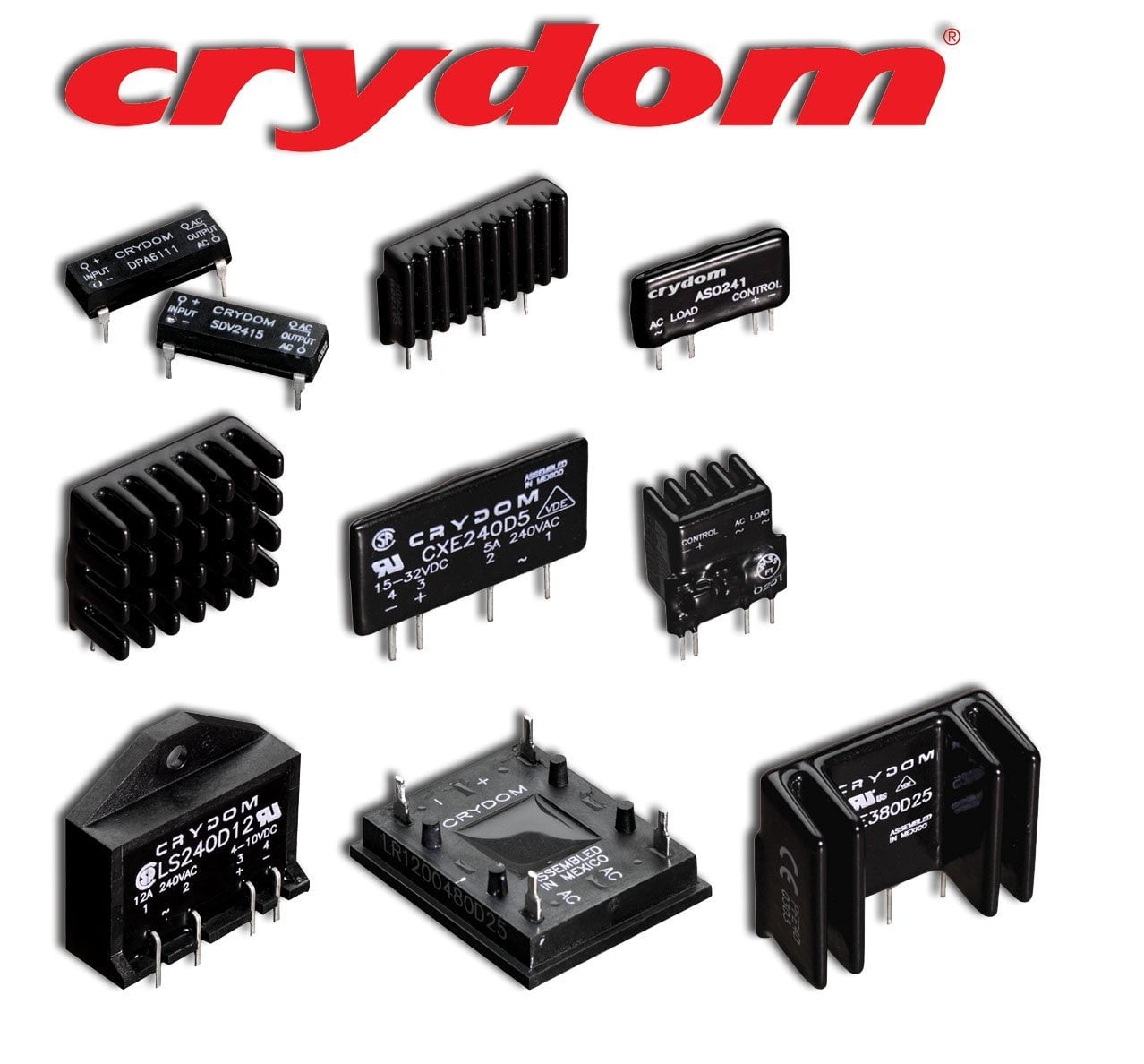 Crydom PCB Mount SolidState Relays UK Electrical Distributors E